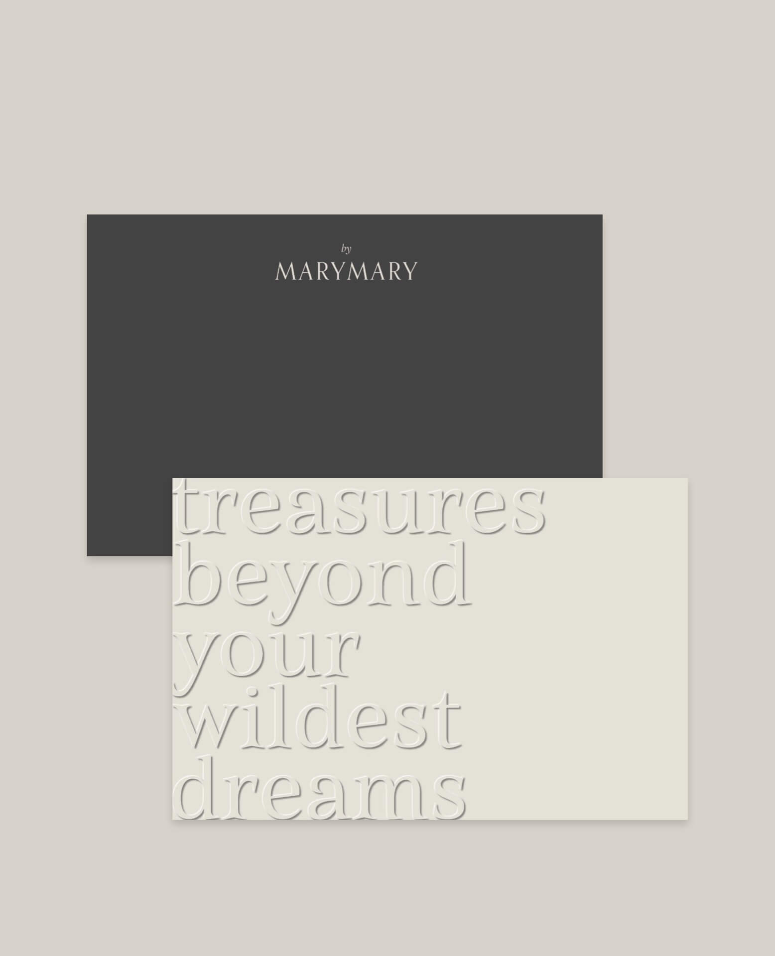 thank-you-cards-black-white-treasures-brand-identity-by-mary-mary
